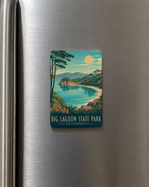 Big Lagoon State Park Fridge Magnet, Florida State Park Souvenir, Coastal Lagoon Nature Travel Keepsake Magnet