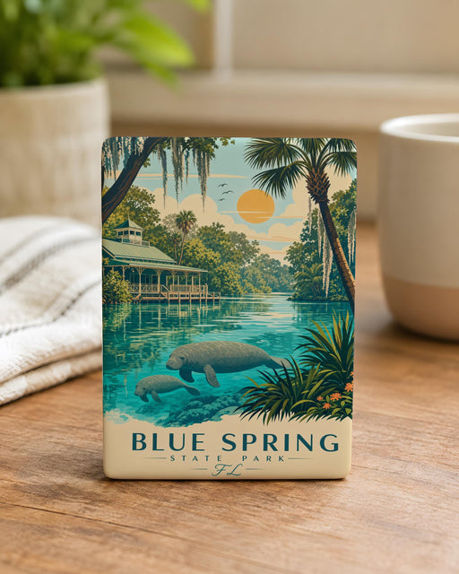 Blue Spring State Park Florida Fridge Magnet, Blue Spring State Park Souvenir Magnet, Florida State Park Travel Magnet
