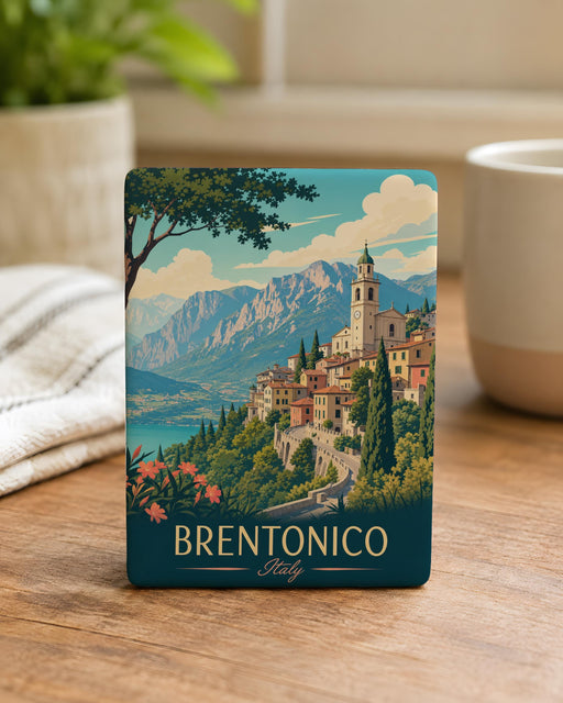 Brentonico Italy Fridge Magnet, Brentonico Souvenir Magnet, Italy Travel Gift, Italian Mountain Town Keepsake Magnet