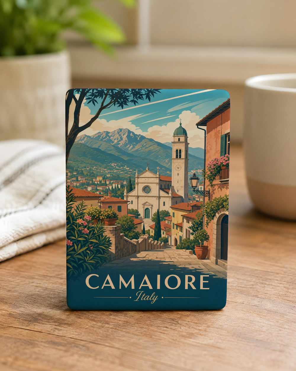 Camaiore Italy Fridge Magnet, Camaiore Tuscany Souvenir Magnet, Italian Travel Gift, Camaiore Town Keepsake Magnet