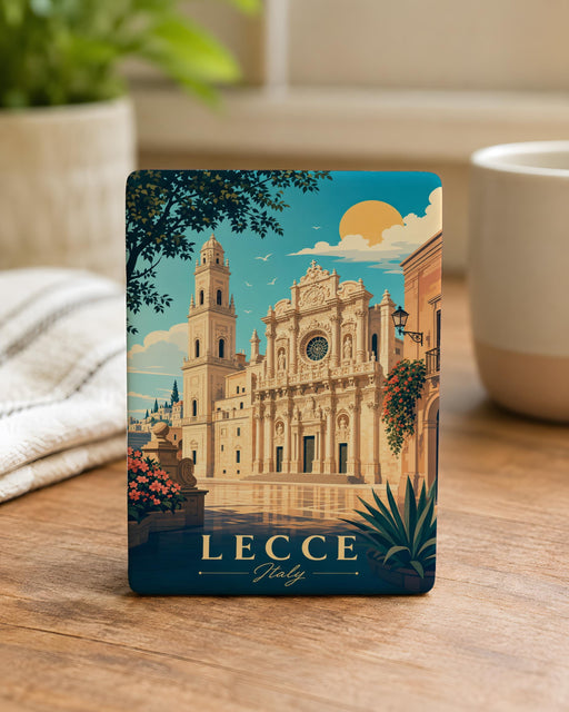 Cattedrale di Lecce Fridge Magnet, Lecce Cathedral Souvenir Magnet, Puglia Italy Travel Gift, Basilica Landmark Magnet