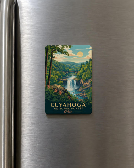 Cuyahoga Valley National Park Fridge Magnet, Ohio National Park Souvenir Magnet, Scenic Nature Travel Keepsake Gift