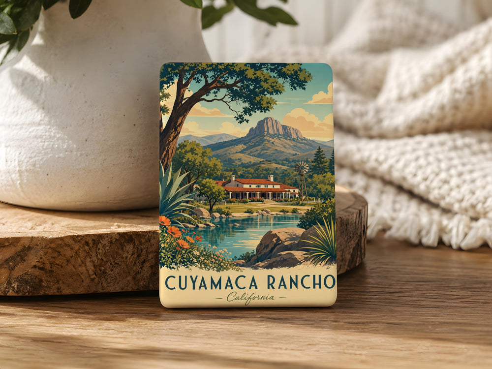 Cuyamaca Rancho State Park Fridge Magnet, California Mountain Forest Nature Souvenir Magnet