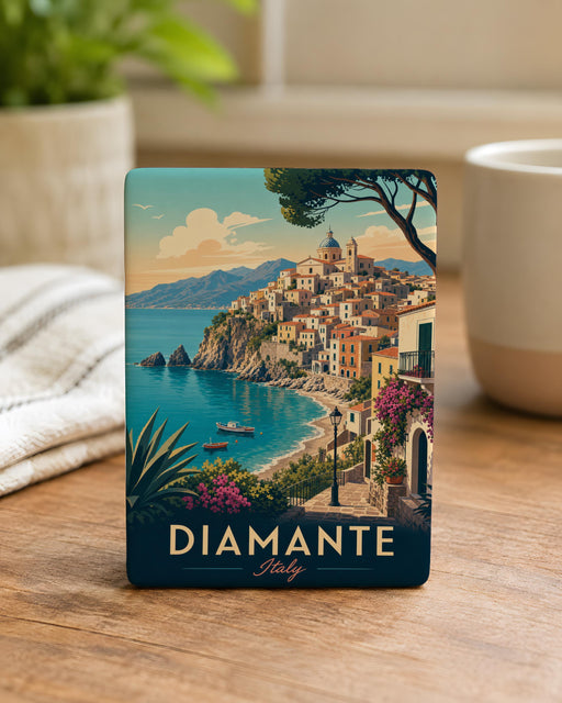 Diamante Italy Fridge Magnet, Diamante Calabria Souvenir Magnet, Italian Coastal Town Travel Gift, Italy Vacation Keepsake
