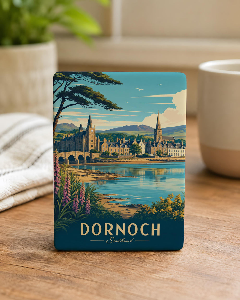 Dornoch Scotland Fridge Magnet, Dornoch Town Souvenir Magnet, Scottish Highlands Travel Magnet, Scotland Gift Magnet