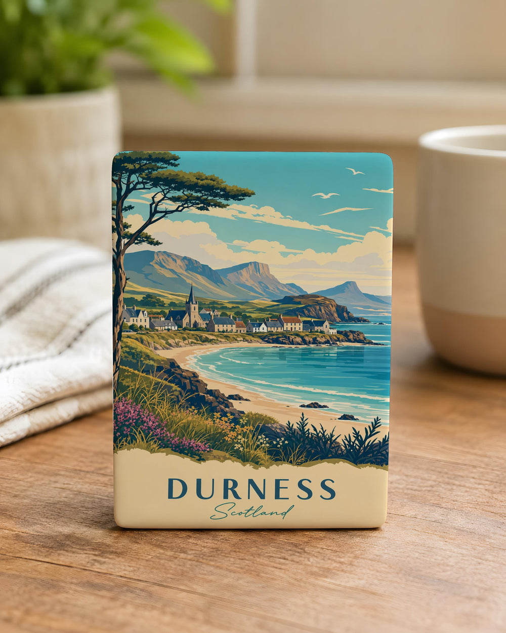 Durness Scotland Fridge Magnet, Scottish Highlands Souvenir, Durness Village Travel Keepsake, Scotland Gift for Travelers