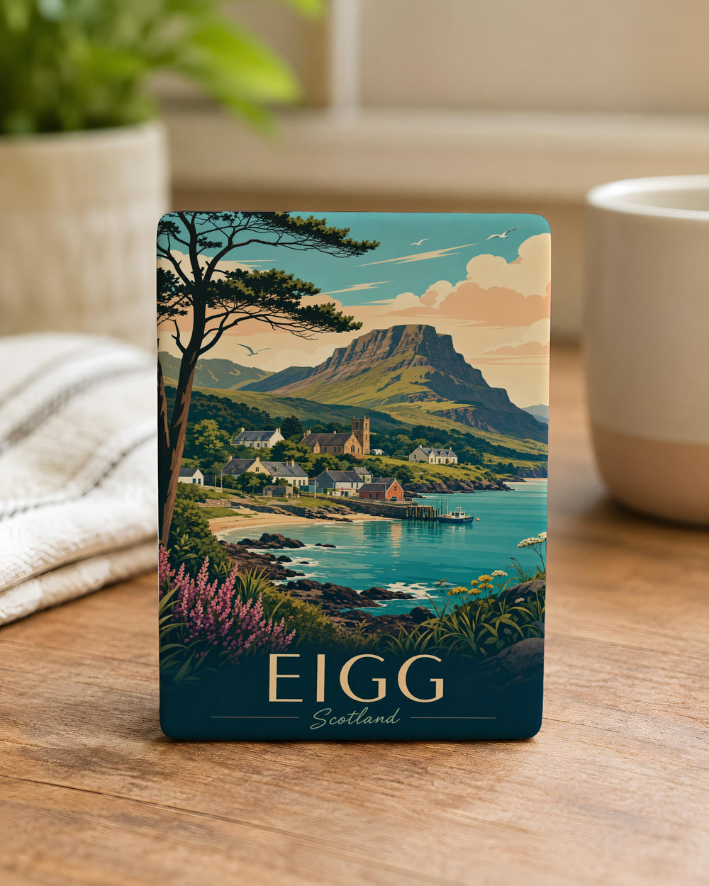 Eigg Scotland Fridge Magnet, Isle of Eigg Souvenir Magnet, Scottish Island Travel Keepsake, Scotland Gift, Hebrides Magnet