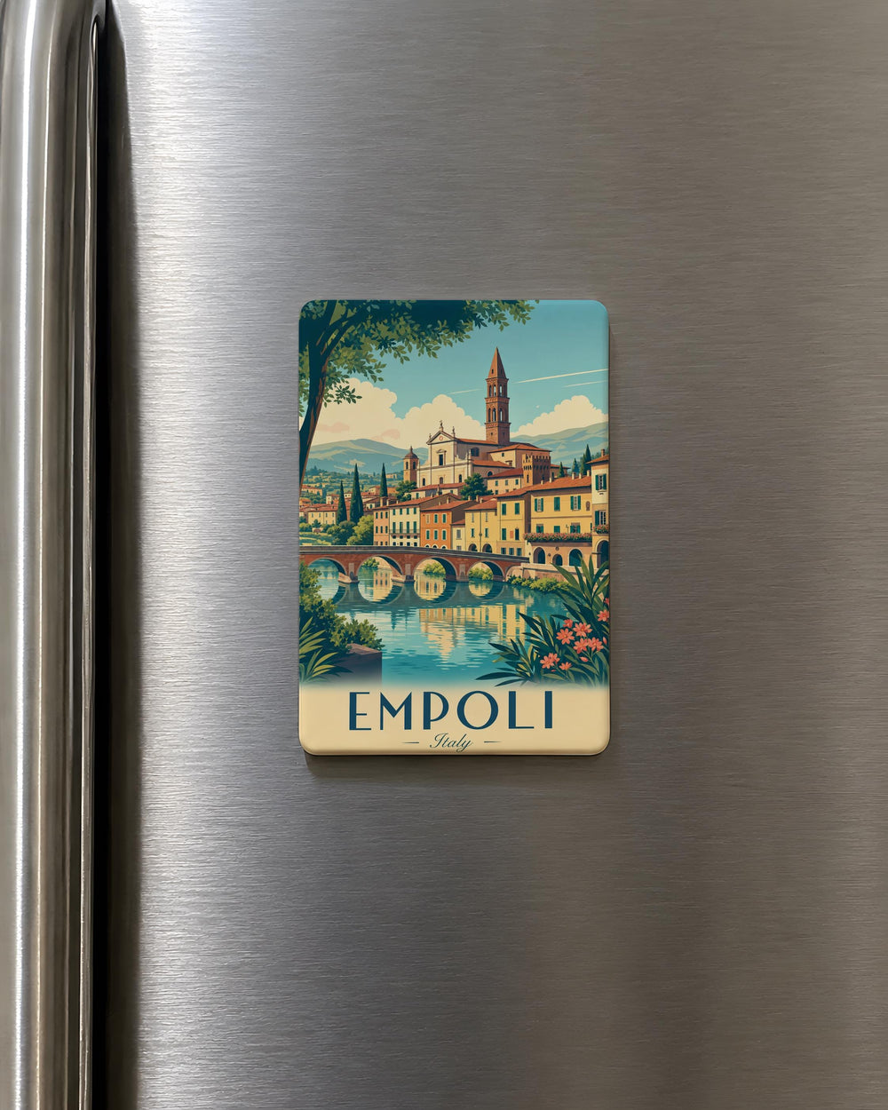 Empoli Italy Fridge Magnet, Empoli Souvenir Magnet, Tuscany Travel Keepsake, Italy City Landmark Refrigerator Magnet