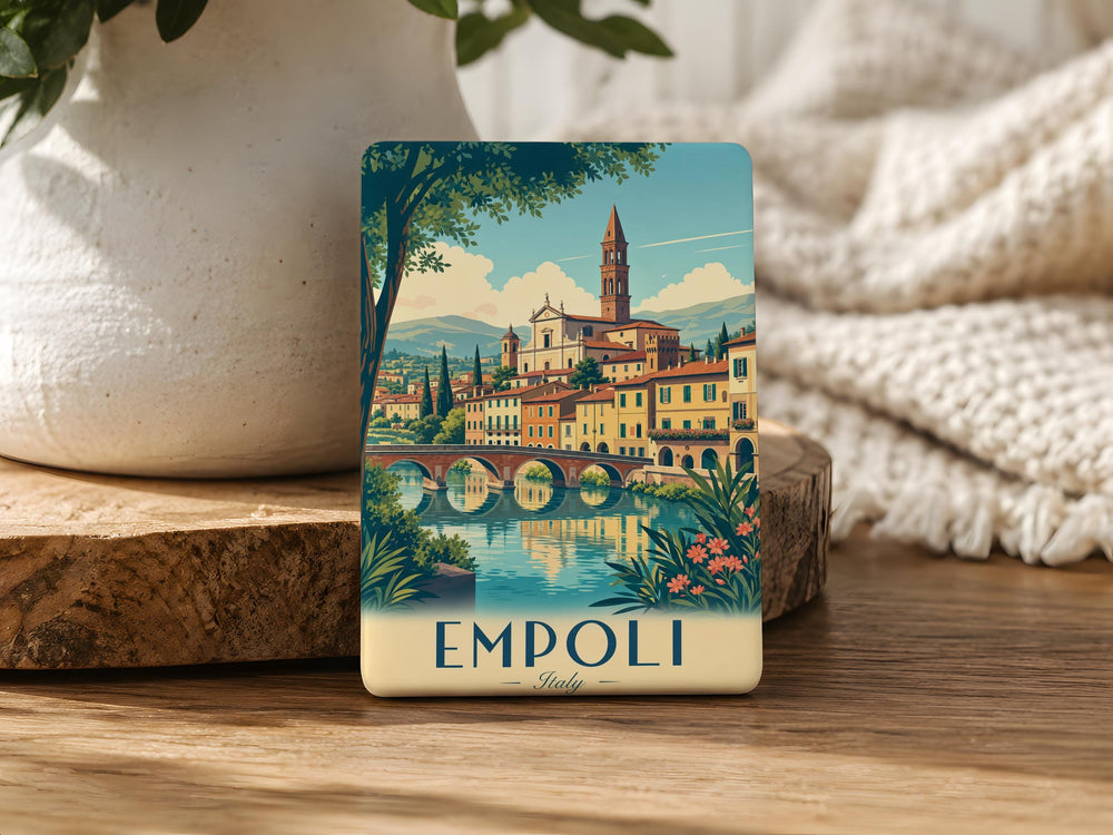 Empoli Italy Fridge Magnet, Empoli Souvenir Magnet, Tuscany Travel Keepsake, Italy City Landmark Refrigerator Magnet