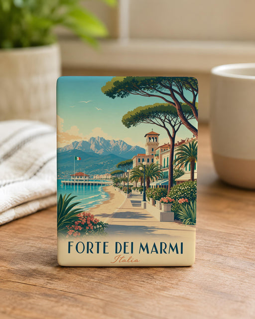 Forte dei Marmi Italy Fridge Magnet, Tuscany Coastal Town Souvenir Magnet, Forte dei Marmi Travel Gift Magnet