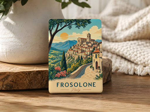 Frosolone Italy Fridge Magnet, Frosolone Souvenir Magnet, Italian Town Travel Gift, Molise Italy Keepsake Magnet