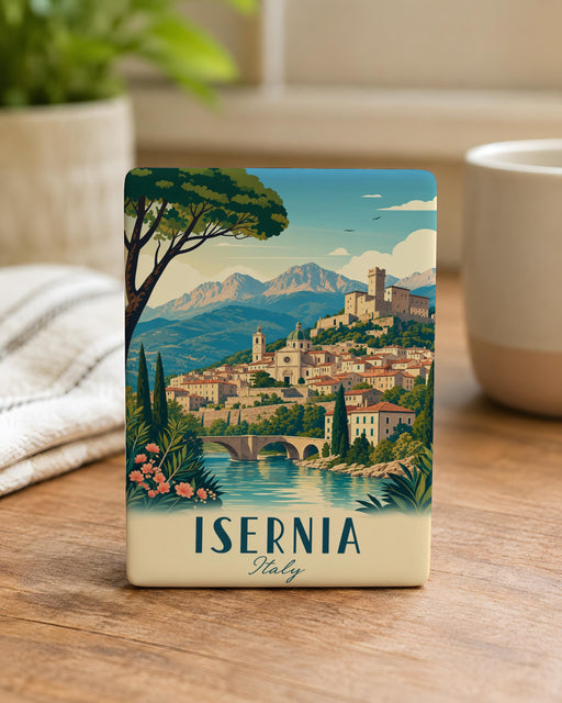 Isernia Italy Fridge Magnet, Isernia Souvenir Magnet, Italy Travel Gift, Italian City Landmark Magnet, Molise Keepsake Magnet