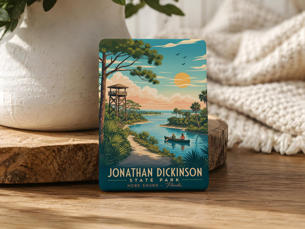 Jonathan Dickinson State Park Fridge Magnet, Florida State Park Souvenir Magnet, Hobe Sound Jupiter FL Travel Keepsake Gift