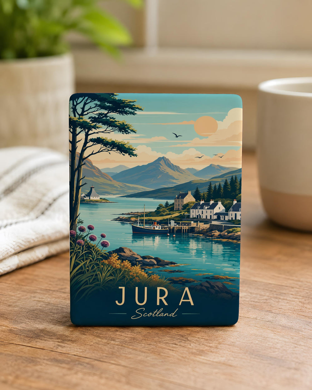 Jura Scotland Fridge Magnet, Isle of Jura Souvenir Magnet, Scottish Island Travel Keepsake, Scotland Gift Magnet