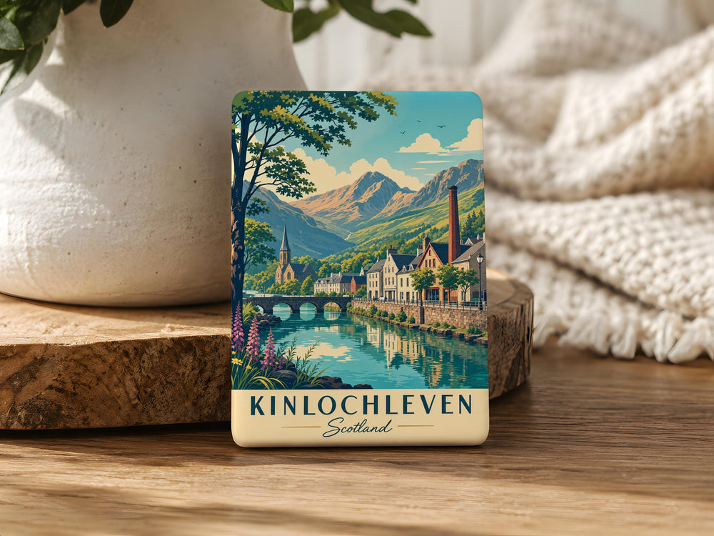 Kinlochleven Scotland Fridge Magnet, Highland Village Souvenir, Scottish Highlands Travel Keepsake, Kinlochleven Gift