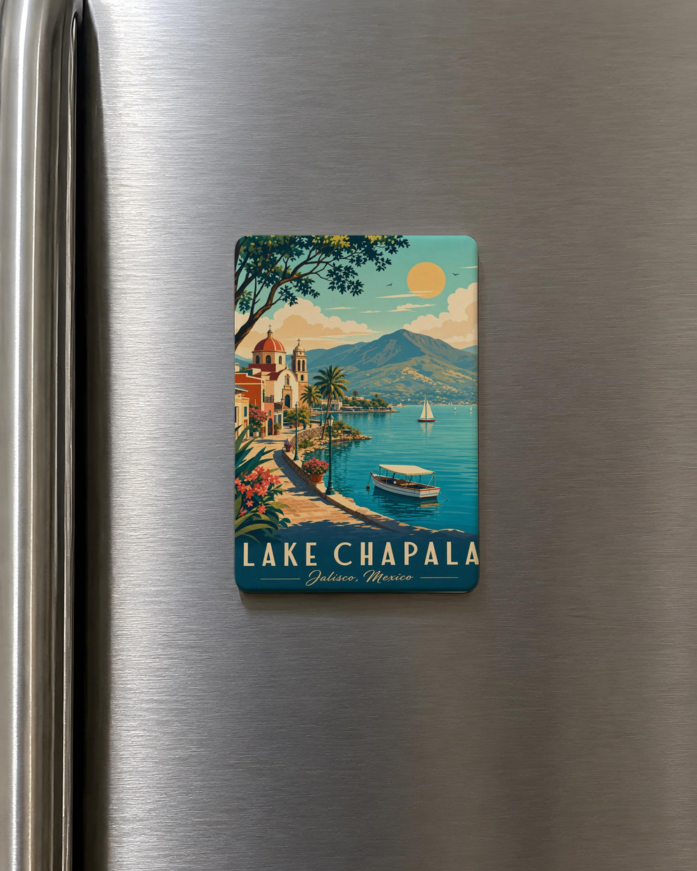 Lake Chapala Fridge Magnet, Mexico Lakeside Souvenir, Chapala Jalisco Travel Keepsake, Lake Chapala Mexico Gift