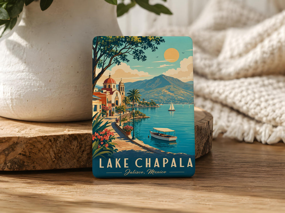 Lake Chapala Fridge Magnet, Mexico Lakeside Souvenir, Chapala Jalisco Travel Keepsake, Lake Chapala Mexico Gift