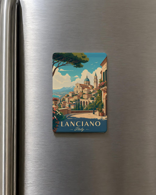 Lanciano Italy Fridge Magnet, Lanciano Souvenir Magnet, Abruzzo Travel Gift, Italian Town Landmark Keepsake Magnet
