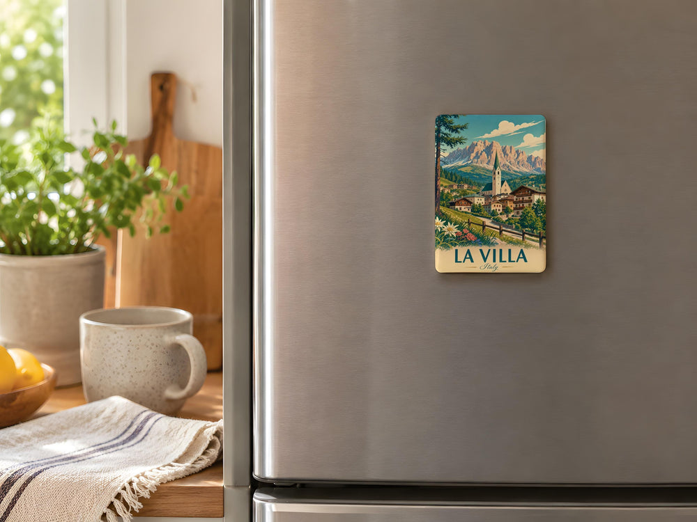 La Villa Italy Fridge Magnet, La Villa Italian Village Souvenir Magnet, Italy Travel Gift, Italian Town Keepsake Magnet