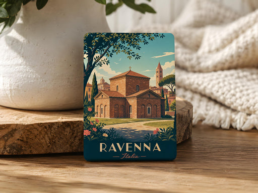 Mausoleum of Galla Placidia Fridge Magnet, Ravenna Italy Landmark Souvenir Magnet, Historic Byzantine Building Magnet