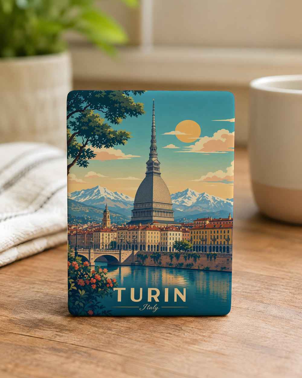 Mole Antonelliana Fridge Magnet, Turin Italy Landmark Souvenir Magnet, Italian Architecture Travel Keepsake Magnet