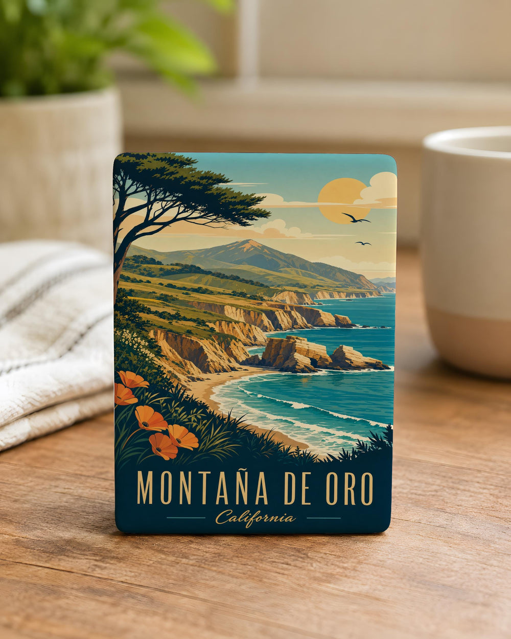 Monta_a_de_Oro Fridge Magnet, Mountain of Gold Souvenir Magnet, Travel Keepsake Kitchen Decor Magnet