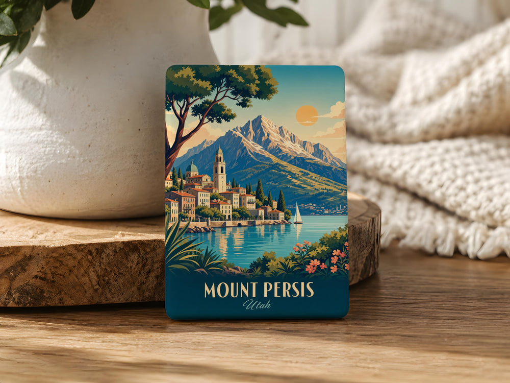 Mount Persis Fridge Magnet, Washington Mountain Souvenir Magnet, Hiking Trail Keepsake, Pacific Northwest Travel Gift
