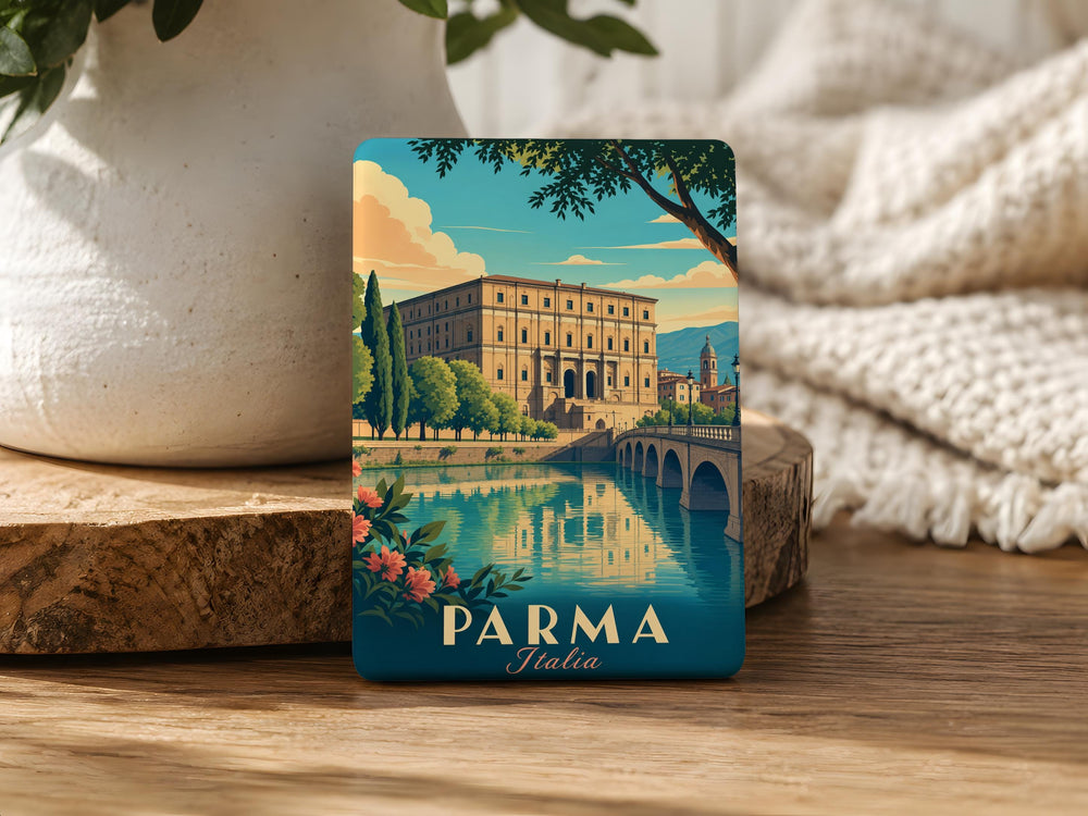 Palazzo della Pilotta Fridge Magnet, Parma Italy Landmark Souvenir Magnet, Historic Palace Travel Keepsake Gift