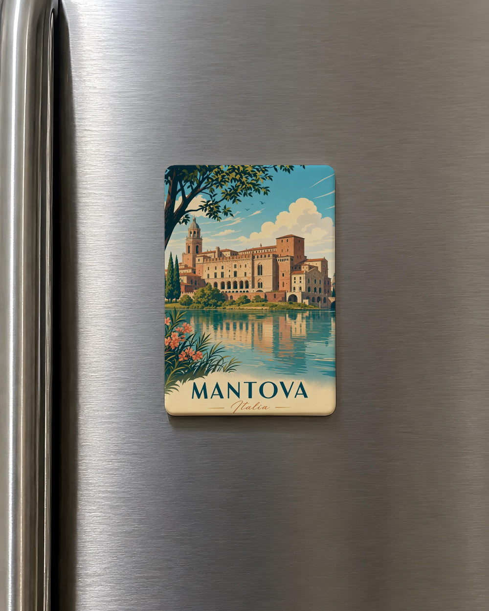 Palazzo Ducale Mantova Fridge Magnet, Mantua Italy Landmark Souvenir Magnet, Italian Palace Travel Keepsake Magnet