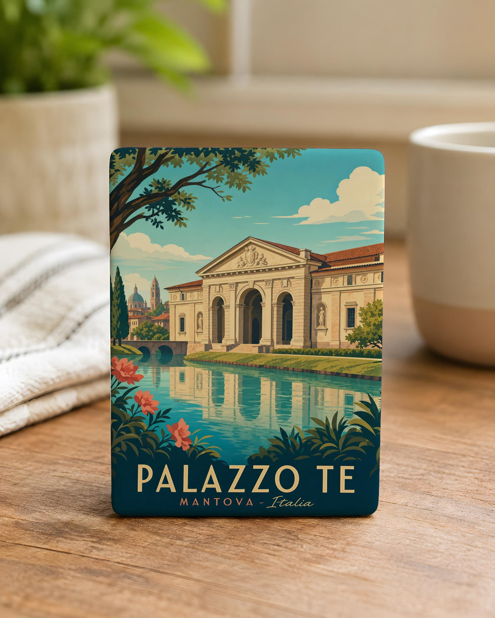 Palazzo Te Fridge Magnet, Mantua Italy Palace Landmark Souvenir, Renaissance Architecture Travel Gift, Italian Heritage Decor