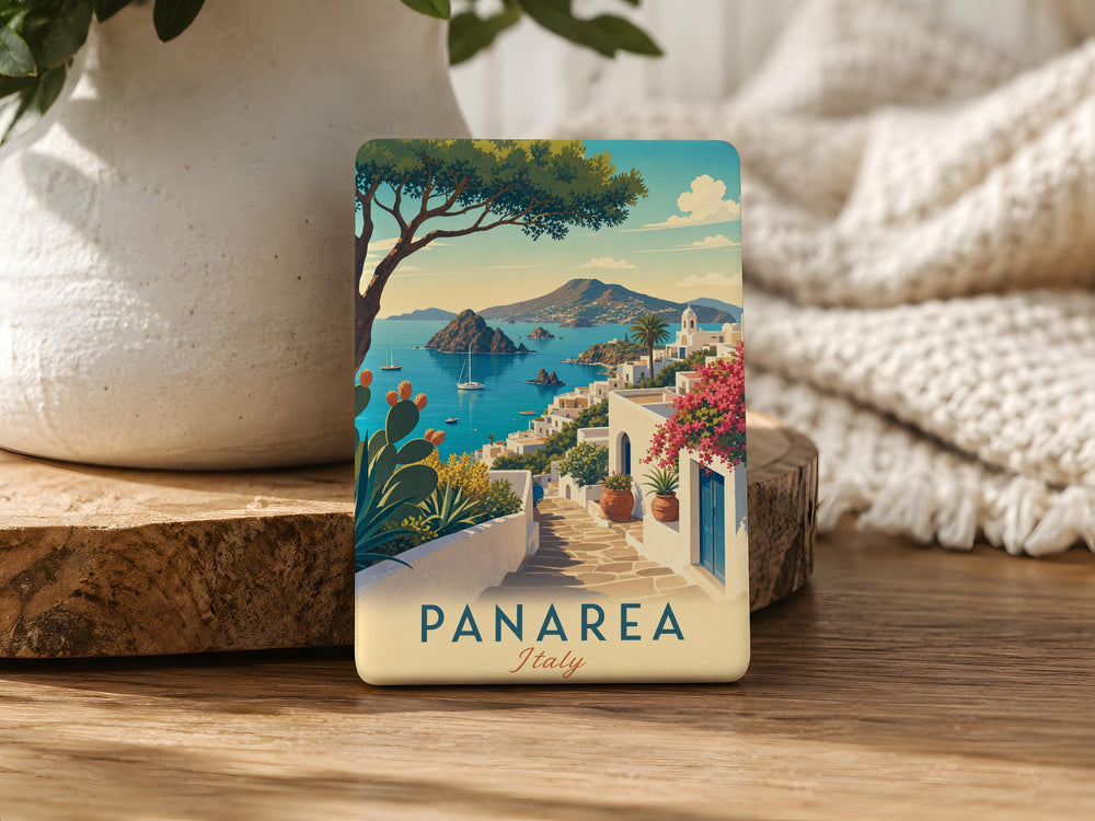 Panarea Island Fridge Magnet, Panarea Italy Souvenir Magnet, Aeolian Islands Travel Keepsake, Mediterranean Island Gift
