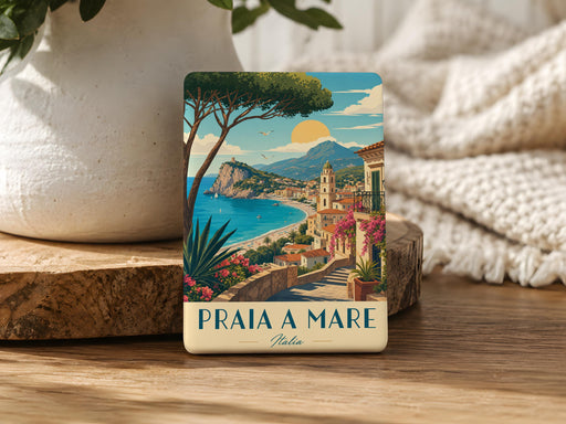Praia a Mare Italy Fridge Magnet Coastal Town Souvenir Magnet Calabria Travel Gift Italian Seaside Vacation Keepsake