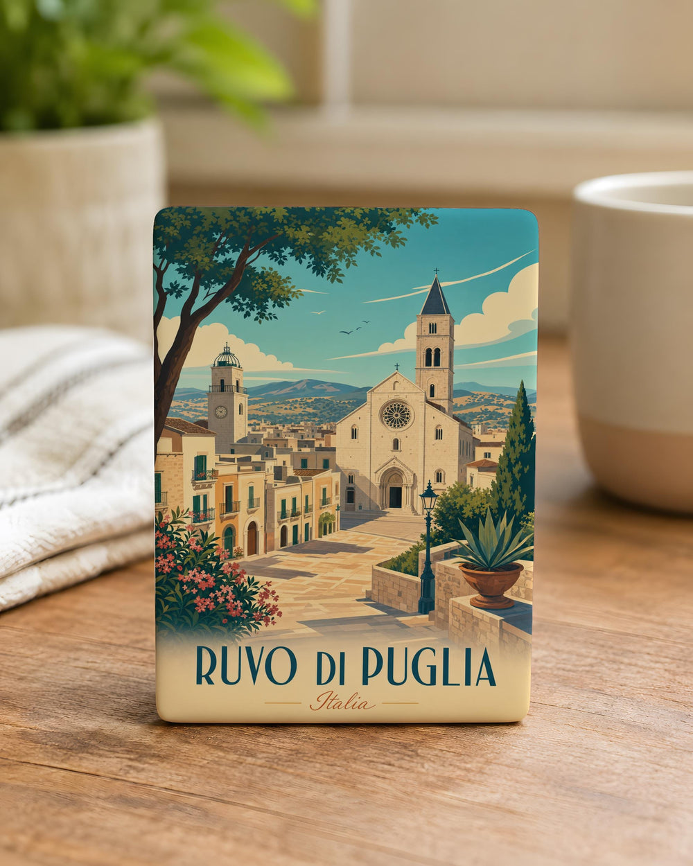 Ruvo di Puglia Italy Fridge Magnet, Ruvo di Puglia Souvenir Magnet, Italian Town Travel Keepsake Magnet