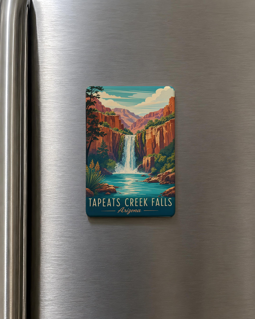 Tapeats Creek Falls Fridge Magnet, Grand Canyon Waterfall Souvenir, Arizona Canyon Travel Keepsake Magnet