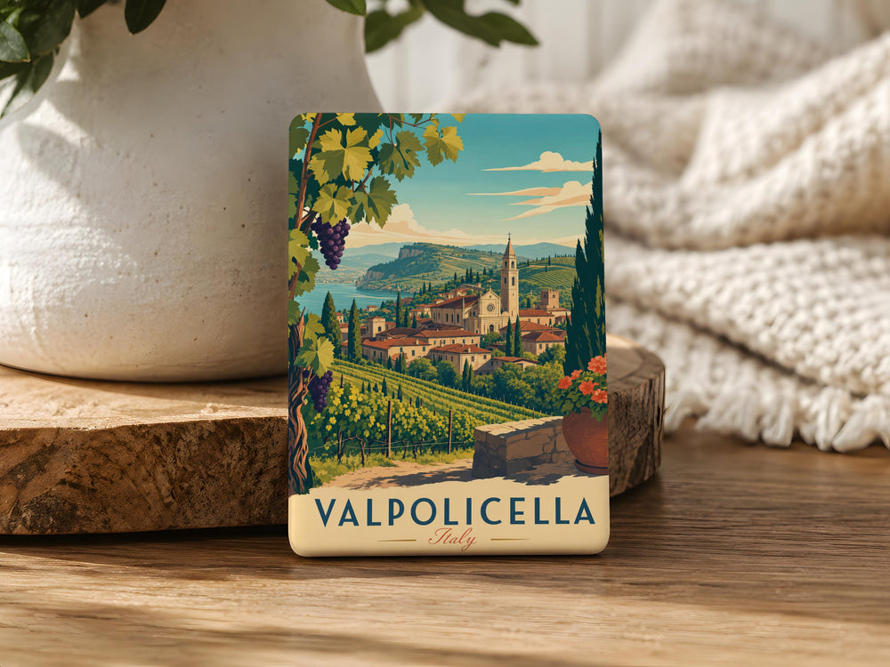 Valpolicella Italy Fridge Magnet, Valpolicella Travel Souvenir Magnet, Italian Wine Region Kitchen Magnet, Italy Gift