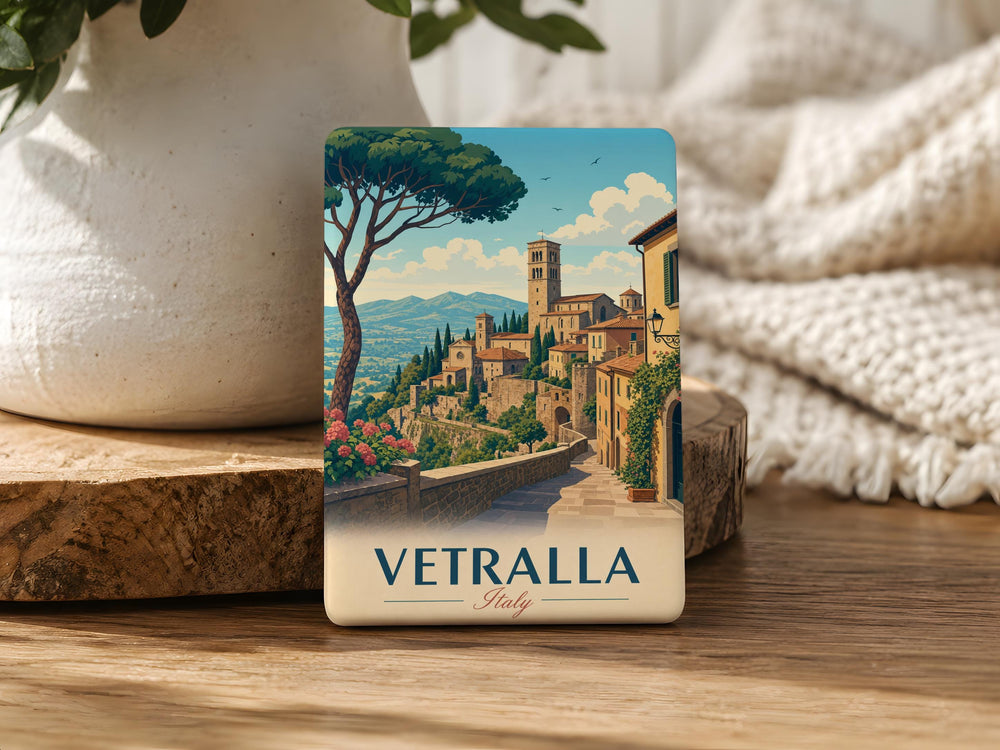 Vetralla Italy Fridge Magnet, Vetralla Souvenir Magnet, Lazio Italy Travel Gift, Italian Town Landmark Magnet, Italy Vacation Keepsake