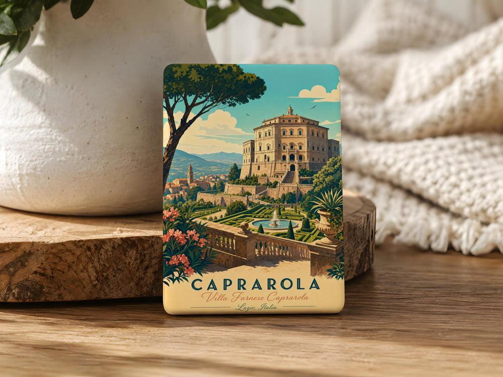 Villa Farnese Caprarola Fridge Magnet, Italian Renaissance Palace Landmark Souvenir Magnet, Caprarola Italy Travel Gift