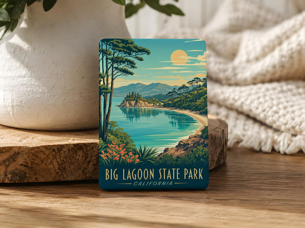 Big Lagoon State Park Fridge Magnet, Florida State Park Souvenir, Coastal Lagoon Nature Travel Keepsake Magnet