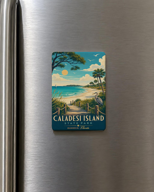 Caladesi Island State Park Fridge Magnet, Florida Beach Nature Souvenir, Coastal Travel Keepsake, State Park Gift