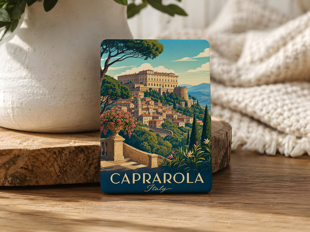 Caprarola Italy Fridge Magnet, Caprarola Travel Souvenir Magnet, Italian Town Landmark Keepsake Magnet, Lazio Italy Gift