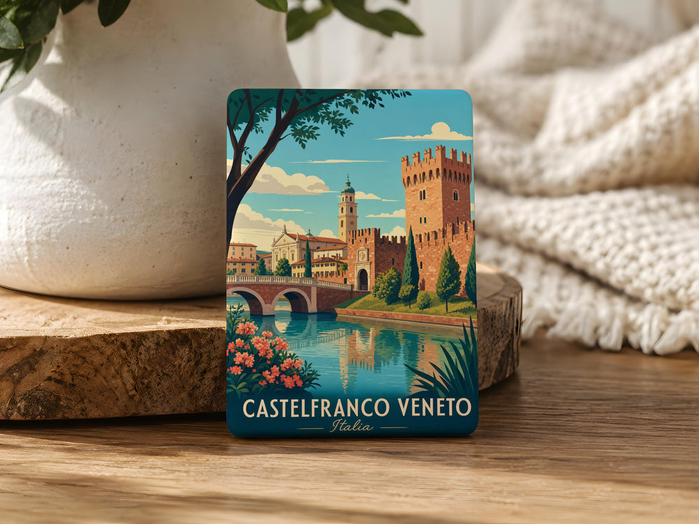 Castelfranco Veneto Italy Fridge Magnet, Castelfranco Veneto Souvenir Magnet, Italian Travel Keepsake Magnet