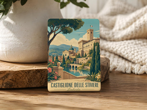 Castiglione delle Stiviere Italy Fridge Magnet, Castiglione delle Stiviere Souvenir Magnet, Italian Town Travel Magnet