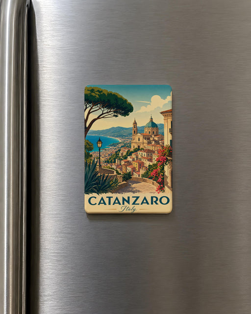 Catanzaro Italy Fridge Magnet, Catanzaro Souvenir Magnet, Calabria Travel Gift, Italy Vacation Keepsake, Italian City Magnet