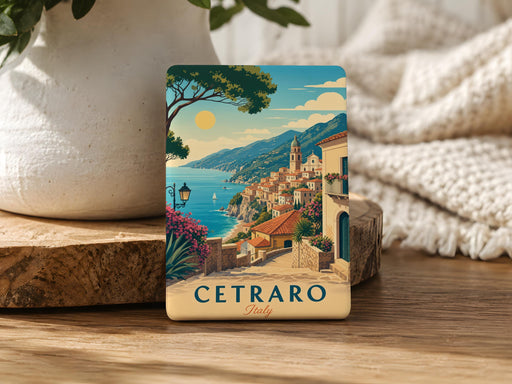 Cetraro Italy Fridge Magnet, Cetraro Calabria Souvenir Magnet, Italian Coastal Town Travel Keepsake Magnet