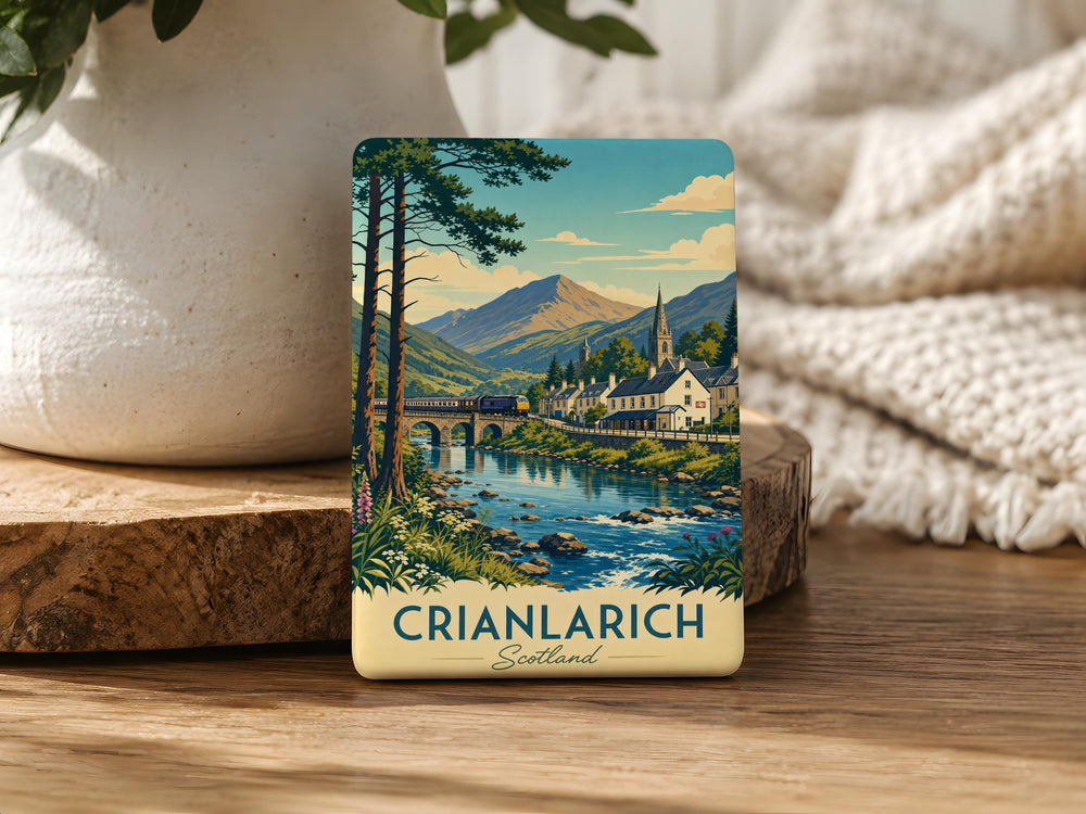 Crianlarich Scotland Fridge Magnet, Highland Village Souvenir, Scottish Highlands Travel Keepsake, Scotland Gift Magnet