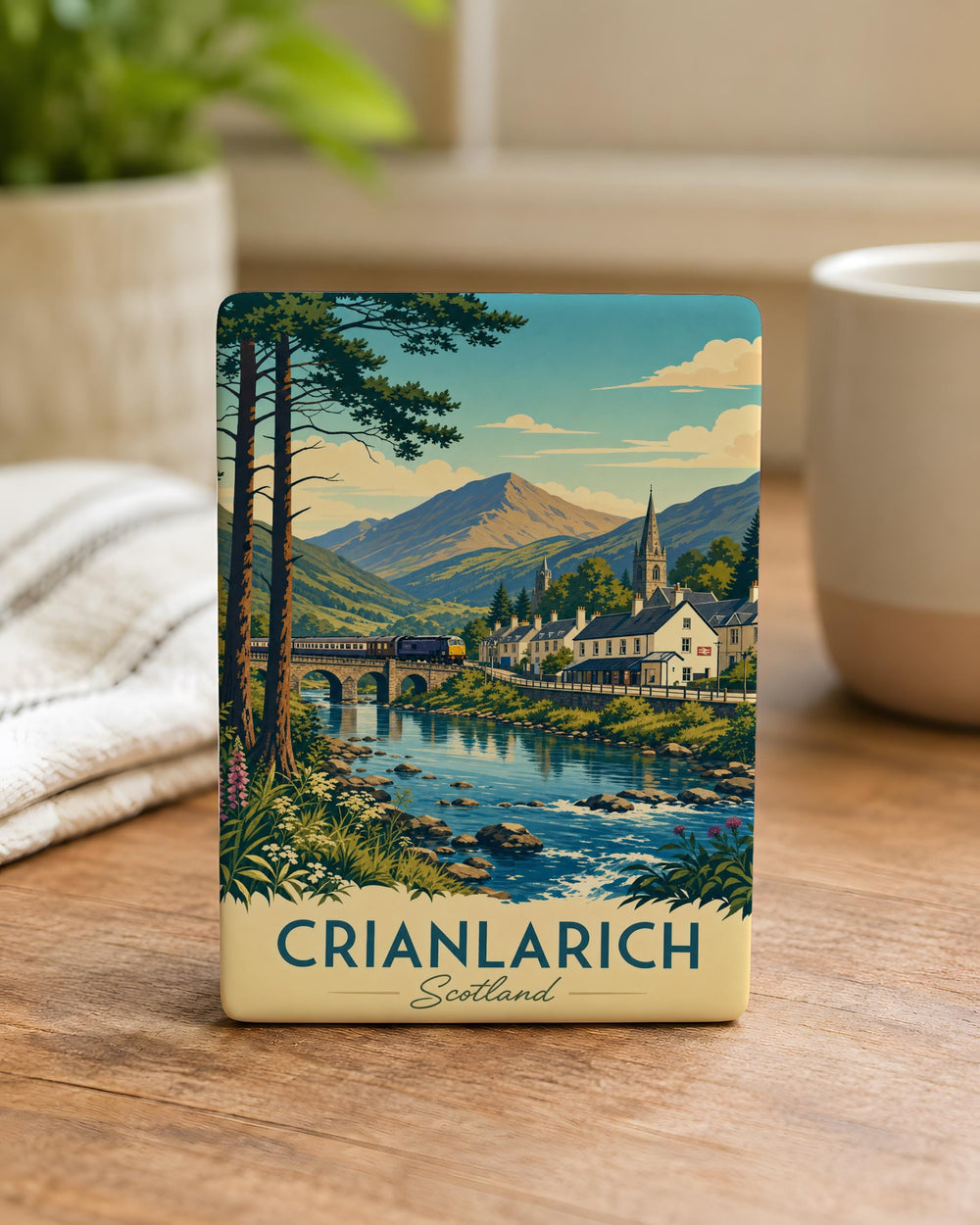 Crianlarich Scotland Fridge Magnet, Highland Village Souvenir, Scottish Highlands Travel Keepsake, Scotland Gift Magnet