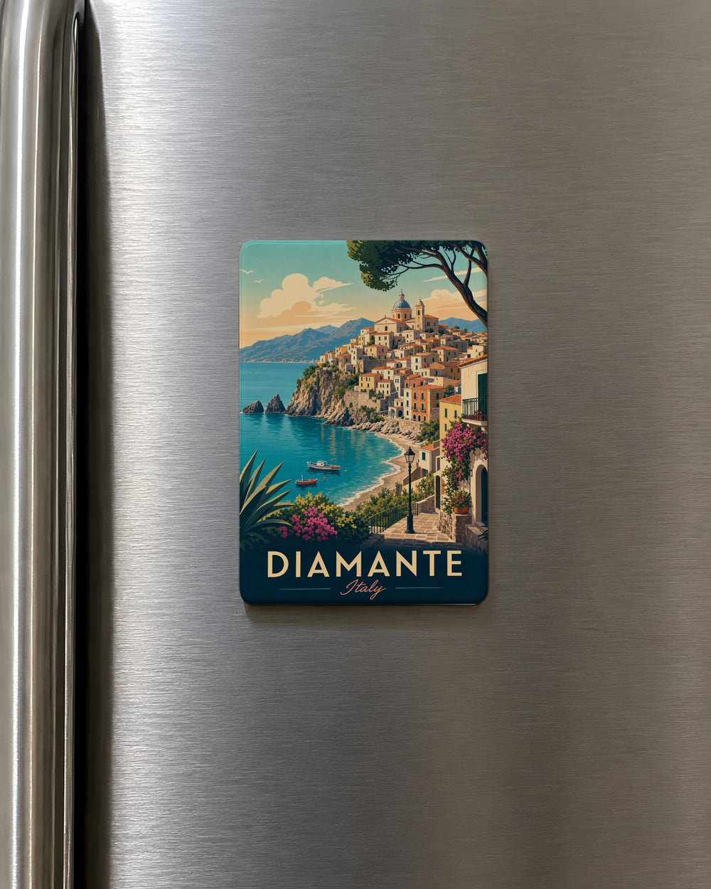 Diamante Italy Fridge Magnet, Diamante Calabria Souvenir Magnet, Italian Coastal Town Travel Gift, Italy Vacation Keepsake