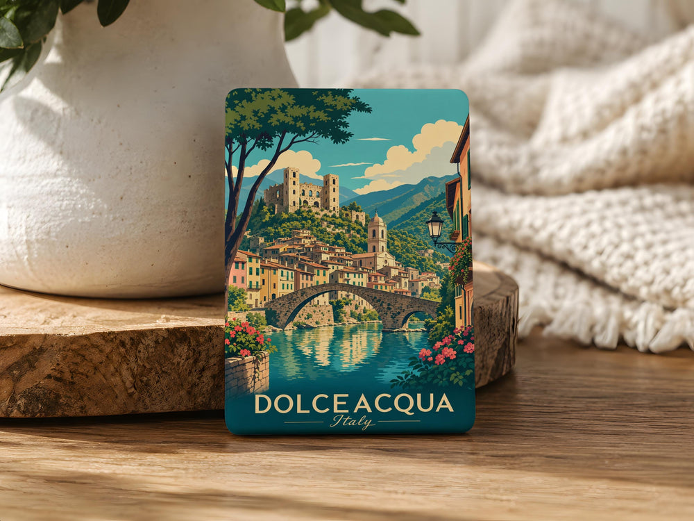 Dolceacqua Italy Fridge Magnet, Dolceacqua Village Souvenir Magnet, Italian Travel Gift, Liguria Italy Magnet, Italy Vacation Keepsake