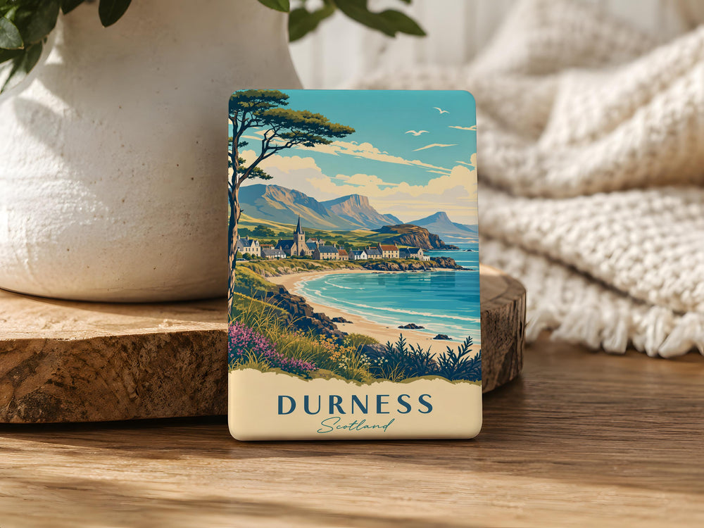 Durness Scotland Fridge Magnet, Scottish Highlands Souvenir, Durness Village Travel Keepsake, Scotland Gift for Travelers