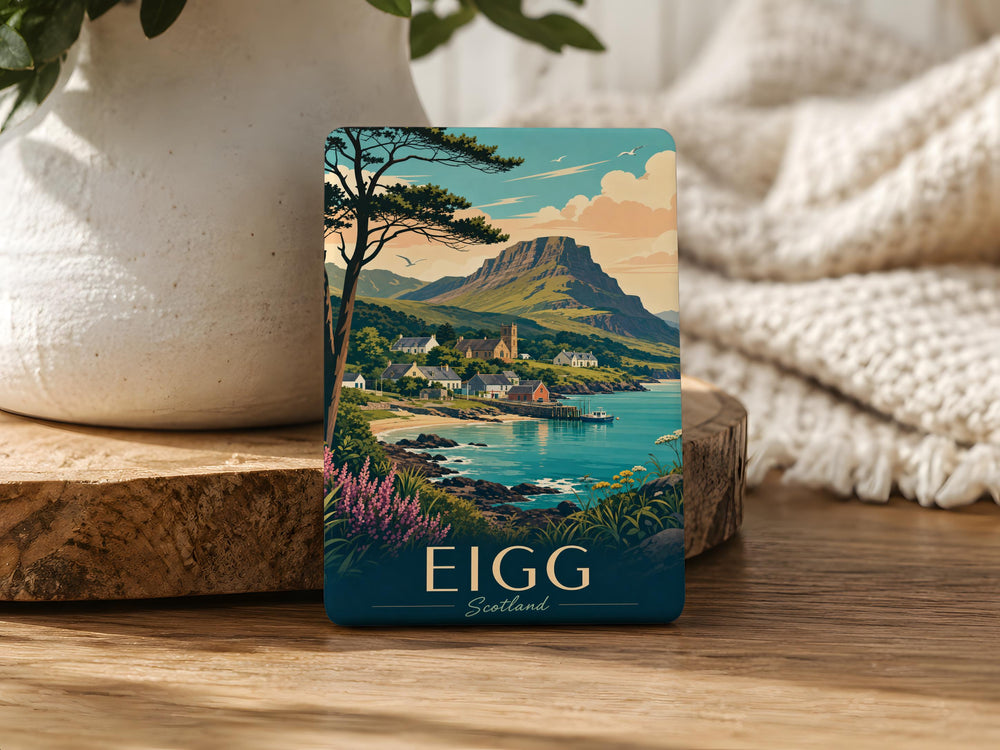 Eigg Scotland Fridge Magnet, Isle of Eigg Souvenir Magnet, Scottish Island Travel Keepsake, Scotland Gift, Hebrides Magnet